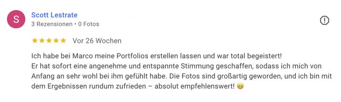 Gute Bewertungen, Top Bewertungen, gute Rezensionnen, Guter Fotograf, Fotostudio mit guten Bewertungen